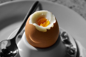 Had Boil Egg Preparation at Hotel Resort