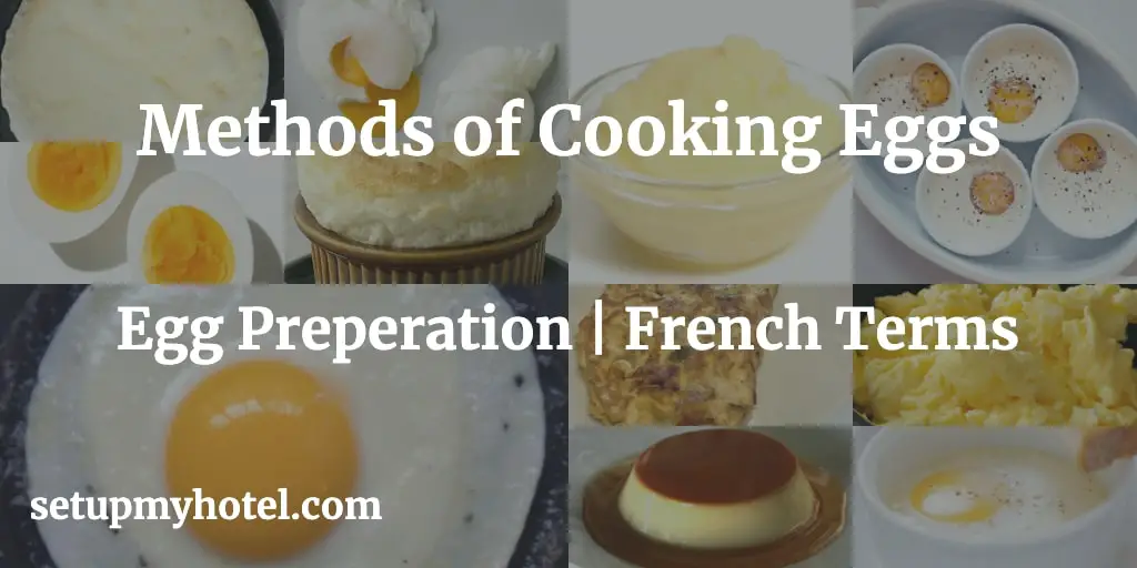 Standard Method of Egg Preparation in Hotels and Restaurants. French Terms for Egg Preparation  