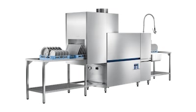 Types of Dishwasher Used in Hotels - Conveyor with Double Tank