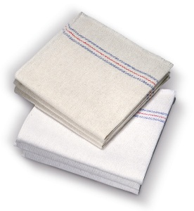 Cleaning cloths used in hotels housekeeping