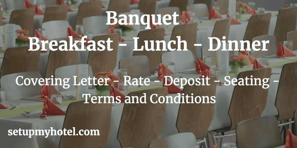 Banquet Group Terms and Conditions