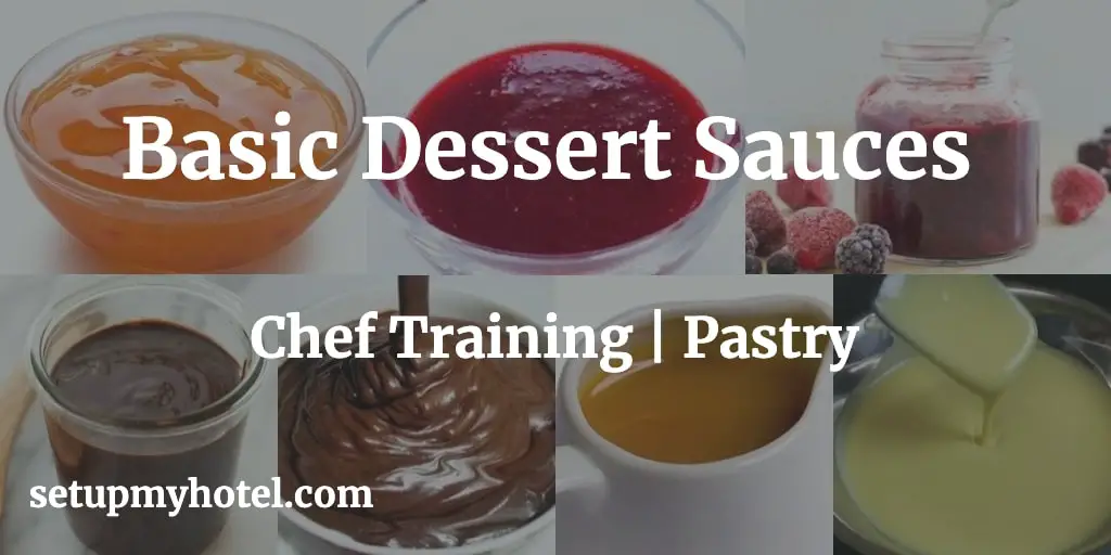 Basic Dessert Sauces List