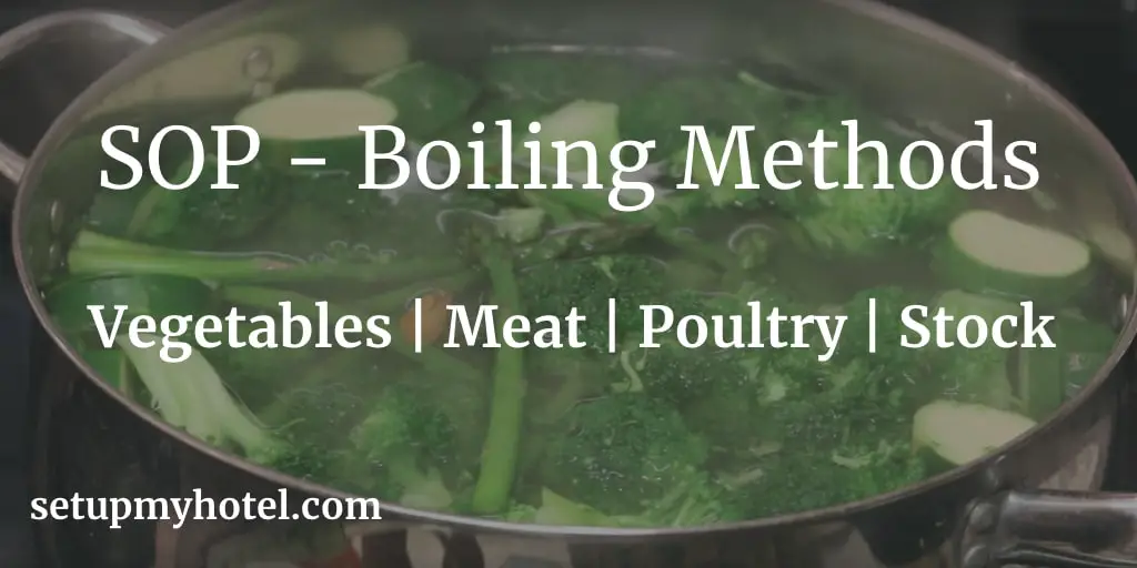 Boiling Methods Chefs SOP