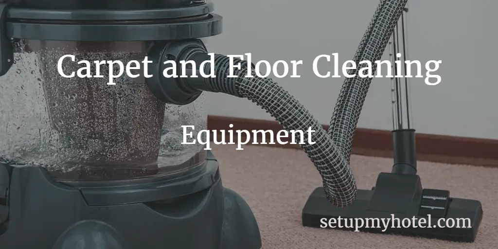 Different Types of Carpet and Floor Cleaning Equipment used in hotels Hotels are known for their impeccable cleanliness and maintenance. One of the most important aspects of hotel cleaning is carpet and floor cleaning. There are various types of equipment used for this purpose, each with their own unique features and benefits. Firstly, there are vacuum cleaners that are used to remove loose dirt, dust, and debris from carpets and floors. These come in different sizes and shapes, with some being handheld and others being large industrial machines. They can also come with different attachments and accessories for cleaning hard-to-reach areas. Another type of equipment used for carpet and floor cleaning is the carpet extractor. This machine uses hot water and cleaning solution to deep-clean carpets and remove any stains or dirt that may have accumulated over time. It is especially useful for high-traffic areas or heavily soiled carpets. For hard floors, there are different types of machines that can be used depending on the surface. For example, a floor buffer is used to polish and buff hard floors like wood or marble. On the other hand, a floor scrubber is used to clean and remove dirt from tiled or concrete floors. Overall, the use of proper equipment is essential for maintaining the cleanliness and appearance of hotel carpets and floors. By using the right equipment and techniques, hotels can ensure that their guests have a comfortable and pleasant stay.