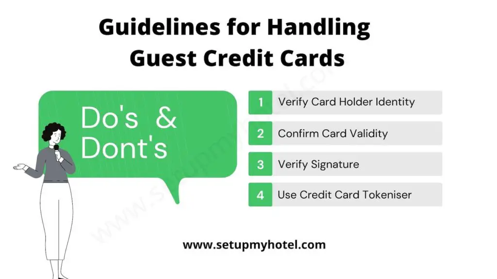 Guidelines for Handling Credit Cards SetupMyHotel