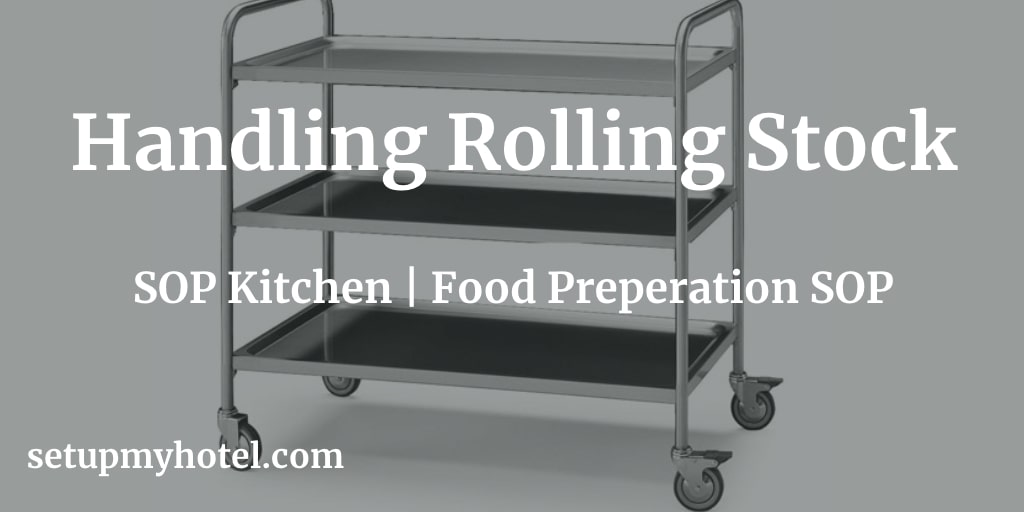 Handling Kitchen Trolley Rolling Stock