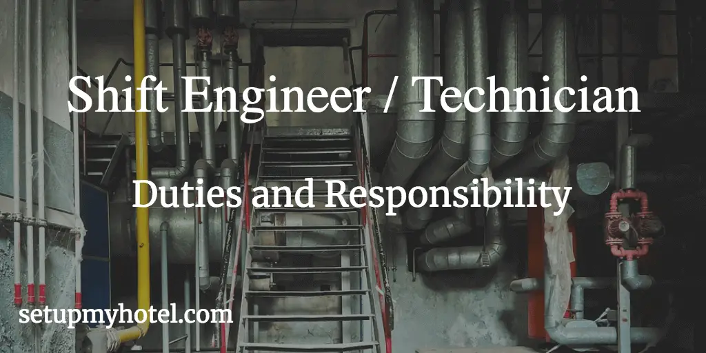 As a Shift Engineer in a hotel, you will be responsible for ensuring the smooth operation of all mechanical and electrical systems within the hotel. This includes the heating and cooling systems, plumbing, electrical wiring, lighting, and any other systems that may be in place. Your primary duties will include performing routine maintenance and repairs on all equipment, as well as troubleshooting any issues that arise. You will be expected to work closely with other members of the maintenance team, as well as with hotel management and staff to ensure that any problems are resolved quickly and efficiently. In addition to your technical duties, you will also be responsible for maintaining a safe and clean work environment. This includes adhering to all safety protocols and procedures, as well as maintaining a high level of cleanliness and organization in all work areas. To be successful in this role, you will need to have a strong technical background, as well as excellent problem-solving and communication skills. You should also be able to work independently and as part of a team, and be willing to work flexible hours as needed. If you are looking for a challenging and rewarding career in the hotel industry, a position as a Shift Engineer may be the perfect fit for you.