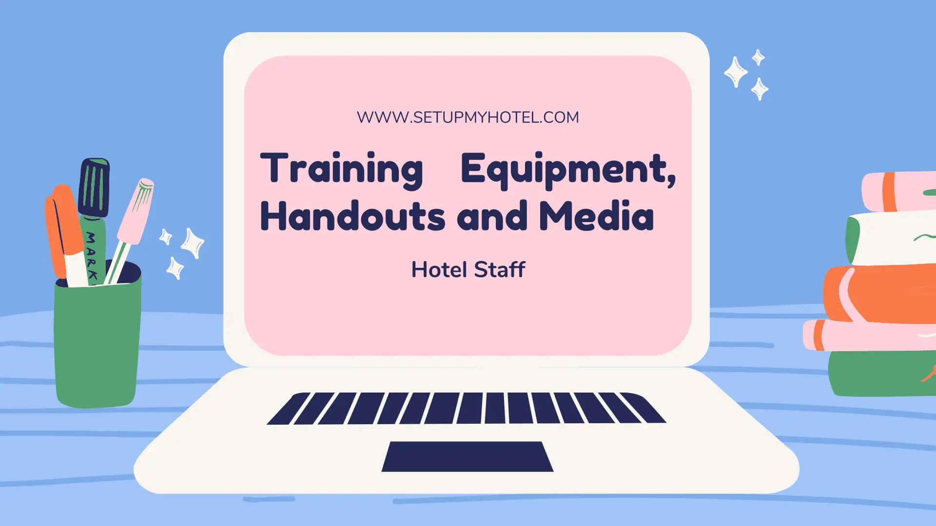 When it comes to hotel staff training, having the right equipment, handouts, and media resources can make all the difference. Providing your staff with the necessary tools and materials can not only help them learn more effectively, but it can also improve their confidence and job performance. Some essential training equipment for hotel staff includes audiovisual aids such as projectors and screens, microphones, and speakers for presentations and interactive training sessions. Interactive whiteboards, tablets, and computers can also be useful tools for training. Handouts are also a valuable resource for hotel staff training. These can include training manuals, checklists, and reference guides that employees can refer to when needed. Handouts can also be a great way to reinforce important training concepts and best practices. Finally, media resources such as videos, podcasts, and online training courses can be a convenient and effective way to provide ongoing training for hotel staff. These resources can be accessed at any time and from anywhere, making it easy for employees to continue their education and improve their skills. Overall, investing in the right equipment, handouts, and media resources can help hotel staff improve their performance, increase guest satisfaction, and ultimately contribute to the success of the hotel. 1. Audiovisual Requirements Effective trainers use a variety of supplemental media to emphasize training points and to maintain the trainee's attention. Among the most popular audiovisual tools are flip charts, hard-copy overhead transparencies, videos, and PowerPoint overheads. Many trainers use flip charts to illustrate training points. If they are used, trainers should: Assure that the charts are in full view of all trainees.  Not talk to the flip chart; maintain eye contact with trainees.  Assure that there is an ample supply of flip chart pages before the session begins.  Sometimes, especially in interactive sessions such as brainstorming with trainees, trainers use all of the space on a flip chart and must continue on a separate page.  Trainers should consider where completed pages will be placed and how, if at all, they will be adhered to a wall to be in full view of all trainees.