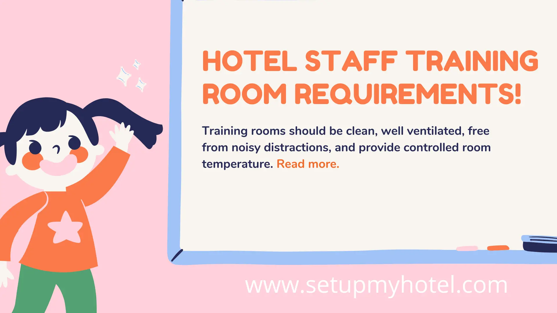 Hotel Staff Training Room Requirements: Creating an Effective Learning Environment In the dynamic and customer-centric hospitality industry, ensuring that hotel staff members are well-trained is essential for delivering exceptional service. A dedicated training room provides a controlled environment for imparting knowledge and skills. Here are key requirements for an effective hotel staff training room: **1. Adequate Space: The training room should have sufficient space to accommodate trainees comfortably. Consider the number of staff members attending training sessions and arrange seating to facilitate interaction and engagement. **2. Audio-Visual Equipment: Equip the training room with audio-visual tools such as a projector, screen, and sound system. This facilitates effective presentations, multimedia learning, and demonstrations. **3. Training Materials: Provide ample space for storage of training materials, including manuals, guides, and other resources. Organized storage ensures easy access for both trainers and trainees. **4. Comfortable Seating: Choose ergonomic and comfortable seating arrangements to support extended periods of learning. Adjustable chairs can accommodate different preferences and body types. **5. Interactive Whiteboard or Flip Chart: Incorporate an interactive whiteboard or flip chart for live demonstrations, brainstorming sessions, and collaborative exercises. These tools enhance engagement and understanding. **6. Lighting: Ensure the training room has adequate and adjustable lighting. Natural light is preferable, but if not possible, utilize artificial lighting that minimizes glare and provides a conducive learning atmosphere. **7. Wi-Fi Connectivity: Reliable and high-speed internet connectivity is crucial for accessing online resources, conducting virtual training sessions, and engaging in interactive activities. **8. Training Desks or Tables: Choose tables or desks that are suitable for note-taking, using laptops, and participating in hands-on activities. Ensure the arrangement allows for easy movement within the room. **9. Climate Control: Maintain a comfortable temperature in the training room through heating, ventilation, and air conditioning systems. A well-regulated climate ensures a focused and pleasant learning environment. **10. Access to Restrooms: Proximity to restroom facilities is essential for the convenience of trainees and ensures minimal disruptions during training sessions. **11. Quiet Environment: Choose a location away from noisy areas to create a quiet and focused learning environment. Minimize external disturbances to enhance concentration. **12. Flexibility in Room Setup: Design the training room with a flexible layout that can be adjusted based on the type of training. This includes rearranging tables and chairs for group activities, discussions, or individual work. **13. Accessibility: Ensure the training room is easily accessible to all staff members, including those with disabilities. Consider ramps, elevators, or other accommodations for inclusivity. **14. Break Area: Include a designated break area within or near the training room where staff can relax, refresh, and socialize during breaks. **15. Safety Measures: Implement safety measures such as fire exits, emergency evacuation plans, and first aid kits to ensure the well-being of staff members during training. By meeting these requirements, a hotel staff training room becomes a conducive and efficient space for learning and skill development. An investment in the training environment ultimately contributes to improved employee performance, guest satisfaction, and the overall success of the hotel.
