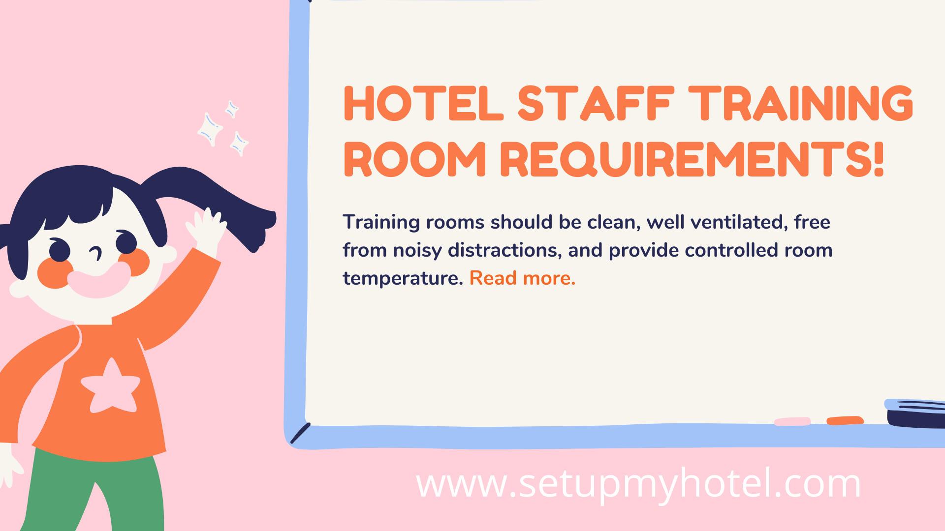 Hotel Staff Training Room Requirements: Creating an Effective Learning Environment In the dynamic and customer-centric hospitality industry, ensuring that hotel staff members are well-trained is essential for delivering exceptional service. A dedicated training room provides a controlled environment for imparting knowledge and skills. Here are key requirements for an effective hotel staff training room: **1. Adequate Space: The training room should have sufficient space to accommodate trainees comfortably. Consider the number of staff members attending training sessions and arrange seating to facilitate interaction and engagement. **2. Audio-Visual Equipment: Equip the training room with audio-visual tools such as a projector, screen, and sound system. This facilitates effective presentations, multimedia learning, and demonstrations. **3. Training Materials: Provide ample space for storage of training materials, including manuals, guides, and other resources. Organized storage ensures easy access for both trainers and trainees. **4. Comfortable Seating: Choose ergonomic and comfortable seating arrangements to support extended periods of learning. Adjustable chairs can accommodate different preferences and body types. **5. Interactive Whiteboard or Flip Chart: Incorporate an interactive whiteboard or flip chart for live demonstrations, brainstorming sessions, and collaborative exercises. These tools enhance engagement and understanding. **6. Lighting: Ensure the training room has adequate and adjustable lighting. Natural light is preferable, but if not possible, utilize artificial lighting that minimizes glare and provides a conducive learning atmosphere. **7. Wi-Fi Connectivity: Reliable and high-speed internet connectivity is crucial for accessing online resources, conducting virtual training sessions, and engaging in interactive activities. **8. Training Desks or Tables: Choose tables or desks that are suitable for note-taking, using laptops, and participating in hands-on activities. Ensure the arrangement allows for easy movement within the room. **9. Climate Control: Maintain a comfortable temperature in the training room through heating, ventilation, and air conditioning systems. A well-regulated climate ensures a focused and pleasant learning environment. **10. Access to Restrooms: Proximity to restroom facilities is essential for the convenience of trainees and ensures minimal disruptions during training sessions. **11. Quiet Environment: Choose a location away from noisy areas to create a quiet and focused learning environment. Minimize external disturbances to enhance concentration. **12. Flexibility in Room Setup: Design the training room with a flexible layout that can be adjusted based on the type of training. This includes rearranging tables and chairs for group activities, discussions, or individual work. **13. Accessibility: Ensure the training room is easily accessible to all staff members, including those with disabilities. Consider ramps, elevators, or other accommodations for inclusivity. **14. Break Area: Include a designated break area within or near the training room where staff can relax, refresh, and socialize during breaks. **15. Safety Measures: Implement safety measures such as fire exits, emergency evacuation plans, and first aid kits to ensure the well-being of staff members during training. By meeting these requirements, a hotel staff training room becomes a conducive and efficient space for learning and skill development. An investment in the training environment ultimately contributes to improved employee performance, guest satisfaction, and the overall success of the hotel.