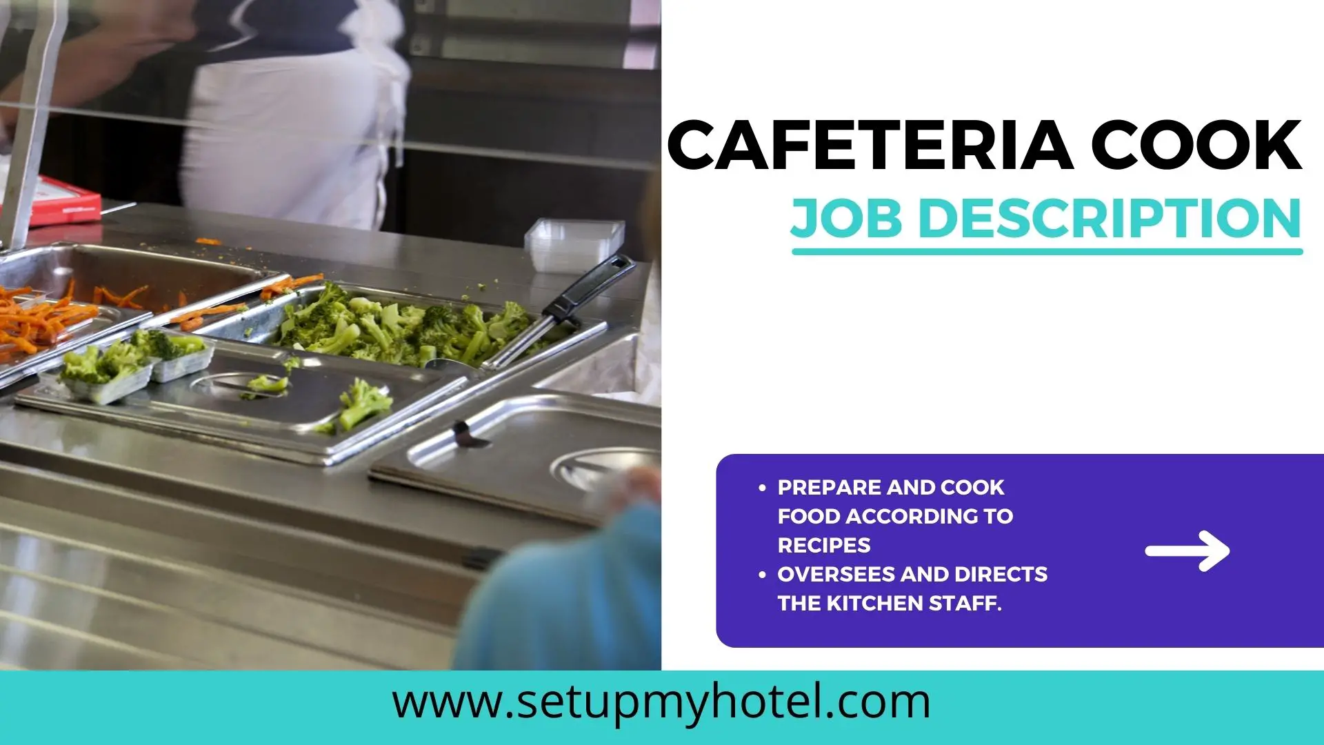 A cafeteria cook is responsible for preparing and cooking meals in a cafeteria or other food service establishment. The cook must be able to work in a fast-paced environment and handle multiple tasks at once. The job requires a high level of skill and expertise in food preparation and cooking techniques, as well as knowledge of food safety and sanitation practices. The main responsibilities of a cafeteria cook include planning and preparing menus, ordering and stocking supplies, and supervising kitchen staff. The cook must also ensure that the kitchen and dining area are kept clean and organized, and that all food is prepared and served in a safe and hygienic manner. To be successful in this role, the cafeteria cook must have excellent communication skills and be able to work well as part of a team. They must also be able to multitask and work efficiently under pressure. Additionally, the cook must be knowledgeable about different types of cuisine and be able to adapt recipes to meet the needs of different dietary restrictions and preferences. Overall, the cafeteria cook plays a vital role in ensuring that the cafeteria runs smoothly and that all customers are satisfied with their meals. If you have a passion for cooking and enjoy working in a dynamic environment, this may be the perfect job for you.