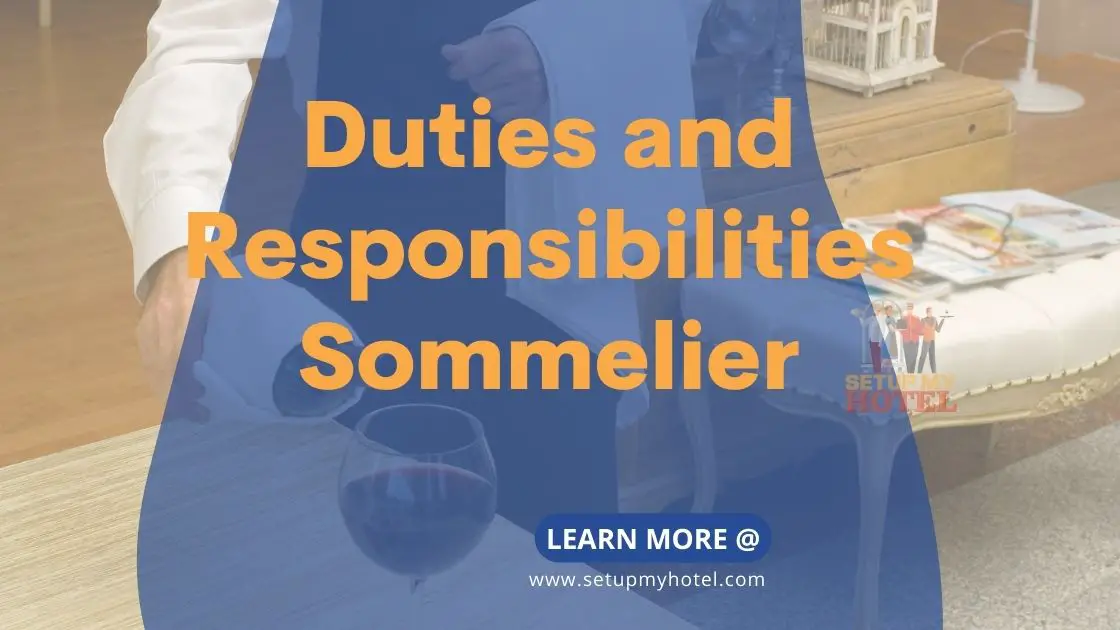 Job Description For Hotel Sommelier