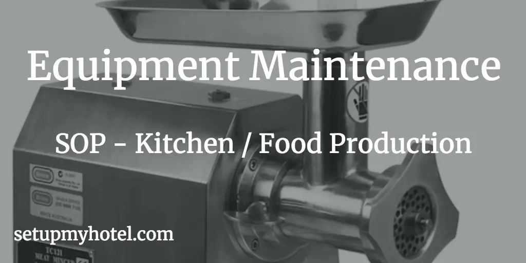 When working in a kitchen or F&B production environment, it is important to know how to handle, clean and sanitise the equipment. This is not only important for maintaining the quality of the food being produced, but also for ensuring the safety of those who consume it.