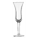 A liqueur glass, also known as a cordial glass, is a specific type of glassware designed for serving small amounts of liqueurs or cordials. These glasses are tailored to the characteristics of sweet and often flavorful spirits, offering a vessel that complements the drinking experience. Here are the typical features of a liqueur or cordial glass:

Shape: Liqueur glasses come in various shapes, but they typically have a small, narrow bowl with a stem. The bowl may have a slight taper or flare at the top, concentrating the aromas of the liqueur.

Size: Liqueur glasses are small in size, designed to hold a small amount of the concentrated and often potent liqueurs. The smaller size encourages sipping and allows drinkers to enjoy the flavors without overwhelming their palate.

Stem: Like many other types of glassware, liqueur glasses often have a stem. The stem serves the dual purpose of providing a comfortable grip while preventing the warmth from the drinker's hand from affecting the temperature of the liqueur.

Function: The design of the liqueur glass is intended to enhance the tasting experience of sweet and flavorful liqueurs or cordials. The small size allows for controlled sipping, and the shape helps capture and concentrate the aromas.

It's worth noting that the terms "liqueur glass" and "cordial glass" are often used interchangeably, and the choice of terminology can vary regionally. These glasses are versatile and can be used for serving a variety of liqueurs, cordials, or even small portions of other spirits. The specific design details may vary among different manufacturers, but the key elements focus on enhancing the enjoyment of concentrated and aromatic beverages.