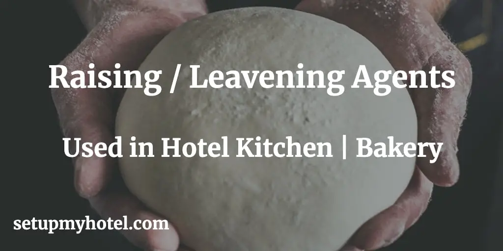 List of Raising agents and leavening agents
