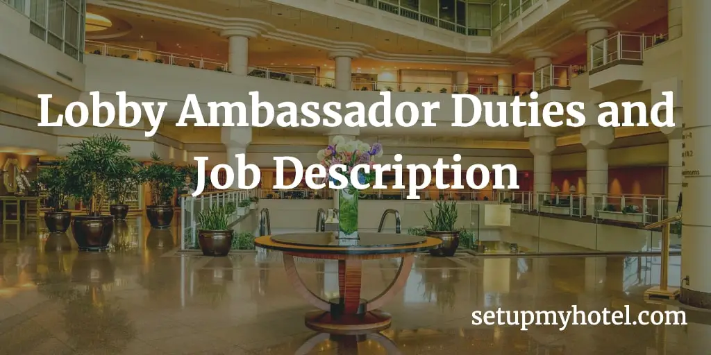 As a Hotel Lobby Ambassador, your primary responsibility is to provide exceptional customer service to guests as they enter and exit the hotel. You will be the first point of contact for guests and must always be polite, friendly, and welcoming. Your duties will include greeting guests, assisting with luggage, providing directions and recommendations for local attractions, and answering any questions guests may have about the hotel or surrounding area. You will also handle guest complaints and ensure that any issues are resolved promptly and to the guest's satisfaction. Additionally, you will be responsible for maintaining the cleanliness and appearance of the lobby area, including the front desk, seating areas, and restrooms. You may also be required to assist with administrative tasks such as checking guests in and out, processing payments, and managing reservations. To be successful in this role, you must have excellent communication and interpersonal skills, be able to work well under pressure, and have a strong attention to detail. You should also be able to work flexible hours, as this position may require working evenings, weekends, and holidays. Overall, the Hotel Lobby Ambassador plays a crucial role in ensuring that guests have a positive experience from the moment they enter the hotel. If you are passionate about providing exceptional customer service and enjoy working in a fast-paced environment, this may be the perfect job for you.