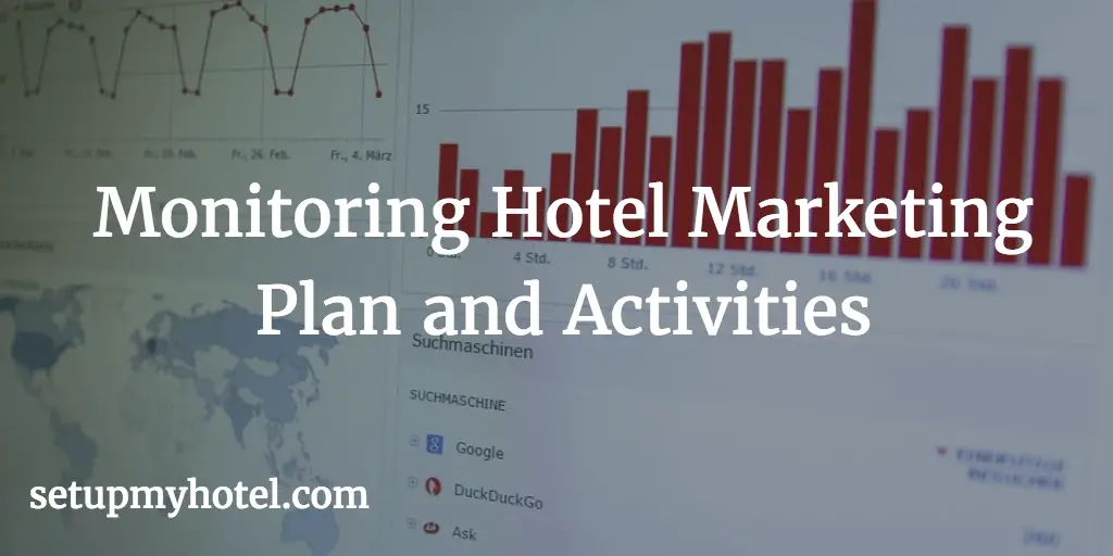 Tips For Monitoring and Evaluating Hotel Marketing Plans & Activities Effective monitoring and evaluation of hotel marketing plans and activities is crucial for the growth and success of any hospitality business. Here are some tips to help you monitor and evaluate your hotel marketing plans and activities: Set clear goals and objectives: Before implementing any marketing plan, it is important to set clear goals and objectives that are specific, measurable, achievable, relevant, and time-bound (SMART). This will help you to measure the success of your marketing activities against the set objectives. Use analytics tools: Use analytics tools such as Google Analytics to track website traffic, engagement, and conversion rates. This will help you to identify which marketing channels are generating the most leads and conversions. Monitor online reviews: Monitor online reviews on sites like TripAdvisor, Yelp, and Google My Business to gauge customer satisfaction and identify areas for improvement. Responding to reviews, both positive and negative, shows that your hotel values feedback and cares about guest experiences. Conduct surveys: Surveys can provide valuable insights into customer preferences and satisfaction levels. Consider using surveys to gather feedback on your hotel's services, amenities, and marketing campaigns. Analyze competitor activity: Keep an eye on competitor marketing activities and adjust your own strategies accordingly. This can help you to stay ahead of the competition and identify opportunities for improvement. By following these tips, you can effectively monitor and evaluate your hotel marketing plans and activities, and make data-driven decisions that will drive growth and success for your business.