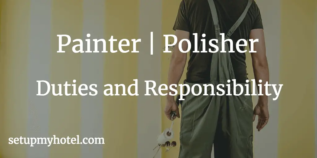 A painter and polisher in hotel engineering is responsible for maintaining the aesthetic appearance of the property. This includes painting and polishing walls, floors, and other surfaces to ensure they are always clean and presentable. The painter and polisher will work closely with other members of the engineering team to identify areas that require attention and to develop a plan for completing the necessary work. In addition to painting and polishing, the painter and polisher will also be responsible for preparing surfaces for painting or polishing. This may involve sanding, filling cracks or holes, or taking other steps to ensure the surface is smooth and ready for the finishing touches. The painter and polisher will also be responsible for selecting the appropriate paint or polish for each surface and ensuring it is applied correctly. The ideal candidate for this position will have experience working with painting and polishing tools and equipment. They will be detail-oriented and able to work independently or as part of a team. They should also have good communication skills and be able to coordinate with other members of the engineering team to ensure the hotel always looks its best. If you are interested in this position, please submit your application and a copy of your resume to the hotel's human resources department. We look forward to hearing from you!