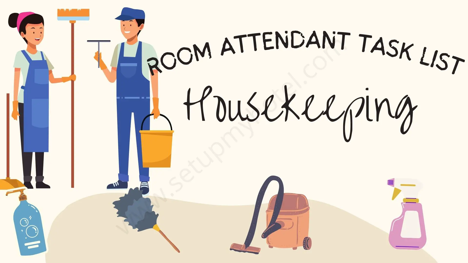 Room Attendant Task List Housekeeping