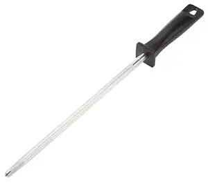 Steel rod sharpening knife