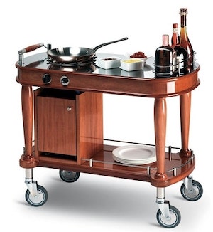 Types of Trolley Flambe Trolley service