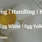 Methods of Whisking, Handling and Folding Egg White and Egg Yolk 1. How to separate egg white and egg yolk professionally? The best way to separate the white and yolk is by using the eggshell.  Avoid breaking the egg into one hand and allow the white to run through the finger.  The white can absorb grease and odours which will inhibit its beating qualities.  Have two bowls ready, Crack the egg as close to its center as possible by hitting the shell firmly against the edge of a bowl or the sharp edge of a counter.  Using your thumbs, pull shells apart, allowing some of the white to fall into The bowl.  Pour yolk from the shell into the shell, allowing white to dribble into the bowl.  Use one side of the shell to detach the remaining white from the yolk.  Use a shell half to remove.  Any bits of yolk that might slip into the bowl.  Place the yolk gently into the second bowl.