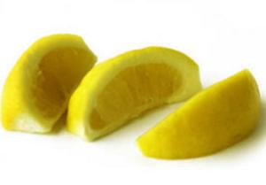 lemon wedges - 
Lemon wedges are small, triangular-shaped segments of a lemon that are typically cut for use in various culinary applications. They are often served as a garnish or accompaniment to enhance the flavor of dishes. Lemon wedges are commonly used in beverages, such as water, iced tea, or cocktails, to add a refreshing citrusy twist. They are also frequently paired with seafood, salads, and grilled meats to provide a burst of acidity and brightness.

Preparing lemon wedges is a simple process. Start by cutting off the ends of the lemon, then slice it in half vertically. Take one of the halves and cut it into thin wedges, ensuring that the seeds are removed. The resulting lemon wedges can be used immediately or stored in the refrigerator for later use.

The versatility of lemon wedges makes them a popular addition to many dishes, contributing not only flavor but also a visually appealing touch.