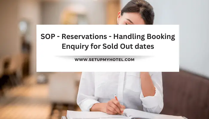 Handling Booking enquiry for sold-out dates
