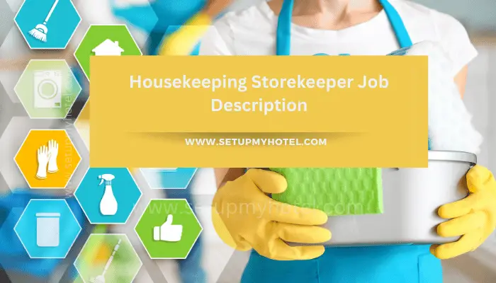 A housekeeping storekeeper is responsible for maintaining the cleanliness and organization of a hotel or other hospitality establishment. They work closely with housekeeping staff to ensure that all necessary cleaning supplies and equipment are stocked and readily available. In addition to managing inventory, a housekeeping storekeeper may also be responsible for ordering new supplies, tracking expenses, and keeping detailed records of all housekeeping-related activities.