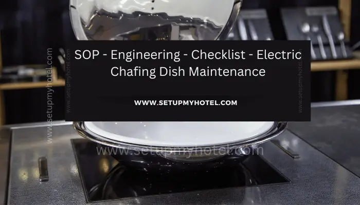 Maintaining your electric chafing dish is an essential part of ensuring that it works properly and lasts for a long time.