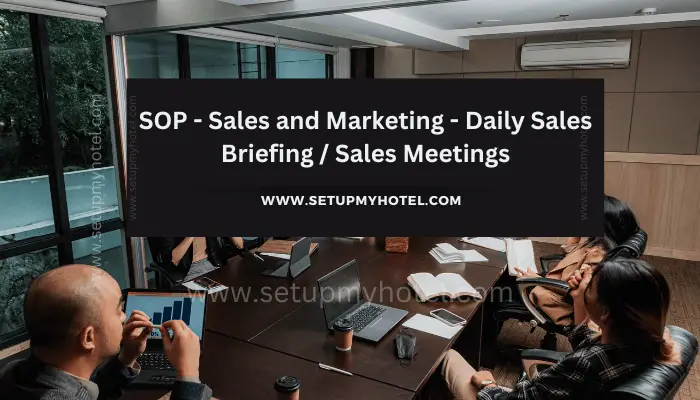 Sales and marketing teams are the backbone of any business. To ensure the team is working efficiently, it is important to have daily sales briefings or sales meetings. The purpose of these meetings is to discuss the current sales performance, identify any issues, and come up with strategies to improve sales.