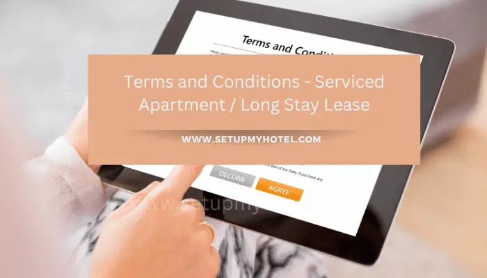 When renting a serviced apartment or a long stay lease, it is important to carefully read and understand the terms and conditions. These are the rules and regulations that govern the rental agreement between the landlord and the tenant. Some of the key points that may be included in the terms and conditions include the length of the rental period, the amount of rent and deposit required, the payment schedule, and any penalties for late payments or early termination of the lease. Other important considerations that may be covered in the terms and conditions include the rights and responsibilities of both the landlord and the tenant, such as maintenance and repair obligations, noise restrictions, and rules regarding pets or smoking. Before signing a lease agreement, it is essential to review the terms and conditions thoroughly and ask any questions that you may have. This will help to ensure that you fully understand your rights and obligations as a tenant, and can avoid any misunderstandings or disputes in the future.
