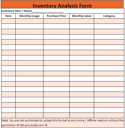inventory analysis