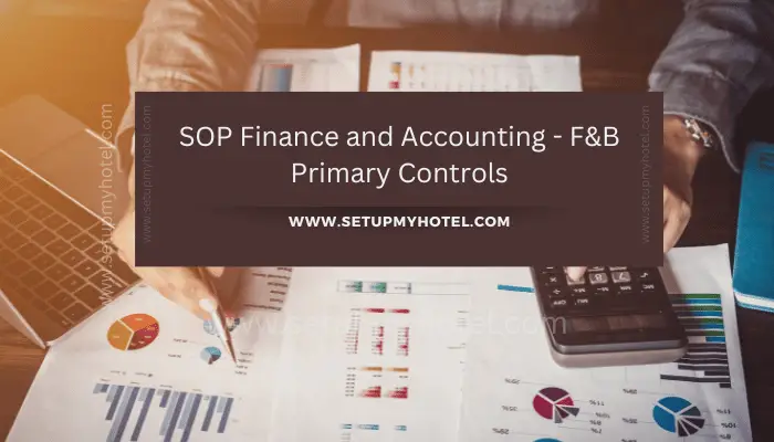 As part of the Standard Operating Procedure (SOP) for Finance and Accounting in the Food and Beverage (F&B) industry, primary controls play a crucial role in ensuring the accuracy and reliability of financial information. These controls are designed to prevent errors, fraud, and misuse of funds, and they are implemented throughout the financial processes.