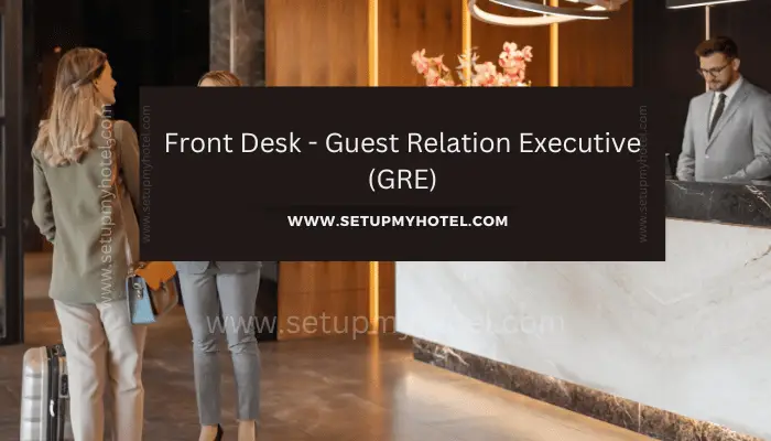 The Front Desk - Guest Relation Executive (GRE) is an essential role in the hospitality industry. As the first point of contact for guests, the GRE is responsible for creating a positive and welcoming experience for all visitors. They greet guests upon arrival, assist with check-in and check-out procedures, and provide information about hotel amenities and services.