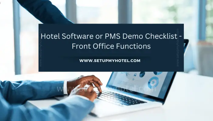 When evaluating hotel software or Property Management Systems (PMS), it is important to consider the front office functions that the system provides. The front office is the area of the hotel that directly interacts with guests, so it is crucial for the PMS to provide efficient and effective tools to manage these interactions.