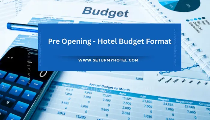 Hotel Pre-Opening Budget Sample Format Hospitality facilities are associated with several types of costs. They must be developed and constructed. Once Occupied, they must be operated. And eventually, they must be renovated and modernized. Each of these steps involves its kind of expenses it is very important to have a proper budget for any hotel.  The facilities of the modern hospitality industry vary greatly. Budget and economy lodging operations have relatively simple physical plants, while convention hotels, resorts, and luxury hotels may resemble small cities in their complexity. Such differences in complexity and the overall luxury level of finishes and furniture contribute significantly to the differences in the construction costs of various types of facilities.