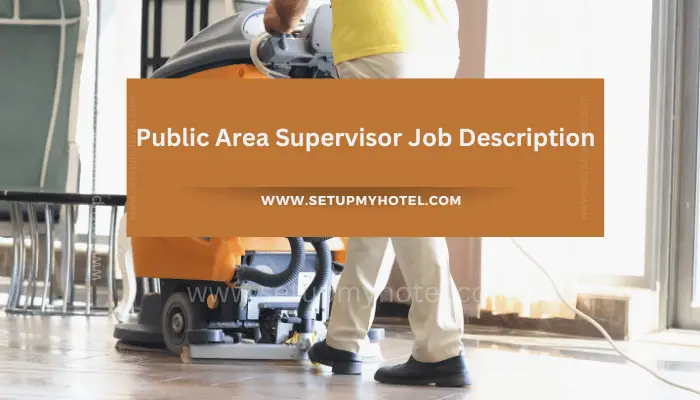 As a Public Area Supervisor, your primary responsibility is to oversee the cleanliness and maintenance of public spaces. This includes lobbies, hallways, elevators, and restrooms. You will be responsible for managing a team of cleaning staff and ensuring that they are performing their duties effectively and efficiently.