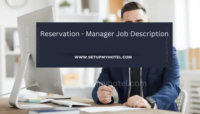 A hotel reservation manager is responsible for ensuring that guests have a seamless experience when booking rooms in a hotel. This individual will oversee the reservation staff and work closely with other departments in the hotel to ensure that guests receive the highest level of service.