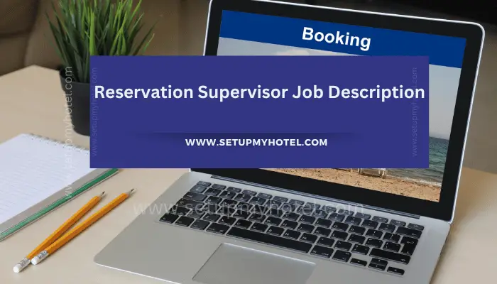 The Hotel Reservation Supervisor is responsible for managing the reservations department and ensuring that all guests are provided with exceptional customer service. They oversee the reservation process, from booking to check-in and check-out, and handle any issues that may arise during a guest's stay. In addition, the Hotel Reservation Supervisor is responsible for training and managing the reservation team, ensuring that they have all the necessary tools and resources to perform their job duties effectively. They also work closely with other departments, such as housekeeping and maintenance, to ensure that guest needs are met and that the hotel is operating smoothly. Excellent communication and problem-solving skills are a must for this role, as the Hotel Reservation Supervisor will be interacting with guests, staff, and management on a regular basis. They must also be detail-oriented and able to multitask in a fast-paced environment. Overall, the Hotel Reservation Supervisor plays a critical role in ensuring that guests have an enjoyable and comfortable stay at the hotel.