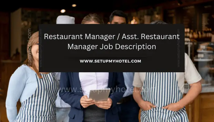 The role of a restaurant manager or assistant restaurant manager is crucial to the success of any food service establishment. These professionals are responsible for overseeing the day-to-day operations of the restaurant, ensuring that customers receive excellent service and that the restaurant runs smoothly.