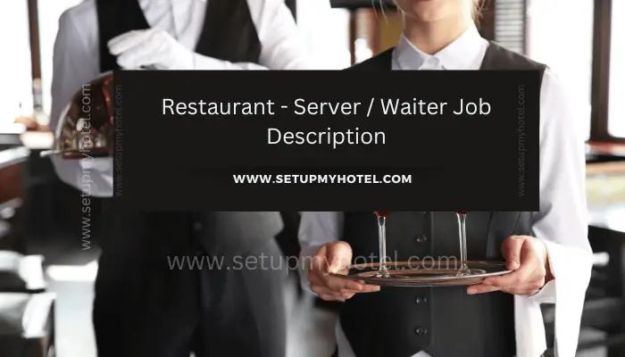 A restaurant server, also known as a waiter or waitress, is responsible for taking orders, serving food and drinks, and ensuring the overall satisfaction of customers. Servers must have excellent customer service skills, as they are often the primary point of contact between the customer and the restaurant. They must be able to work well under pressure, as restaurants can get very busy, especially during peak hours.