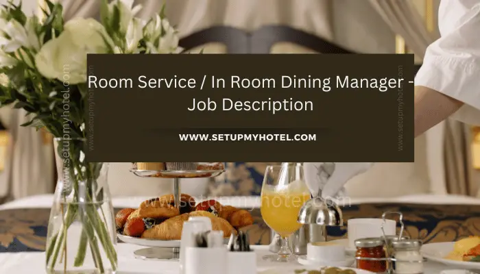 The Room Service / In Room Dining Manager is responsible for supervising the day-to-day operations of the hotel's room service and in-room dining department. This role requires an individual who is highly organized and able to multitask effectively in a fast-paced environment. Key responsibilities of the Room Service / In Room Dining Manager include managing the department's budget, creating and implementing service standards, hiring and training staff, and ensuring that all customer needs are met promptly and efficiently. The manager must also work closely with other departments, such as housekeeping and the kitchen, to ensure that all aspects of the guest experience are seamless and enjoyable. To excel in this role, the Room Service / In Room Dining Manager must have excellent communication skills, both verbal and written, as well as strong leadership abilities. They must be able to motivate and inspire their team to deliver exceptional service at all times. Additionally, the manager should have a strong understanding of food and beverage service, as well as the ability to manage inventory and control costs. Overall, the Room Service / In Room Dining Manager plays a crucial role in ensuring that guests have a positive and memorable experience during their stay at the hotel.