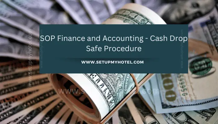 The SOP Finance and Accounting - Cash Drop Safe Procedure is an essential protocol that outlines the necessary steps for the secure handling and storage of cash. The purpose of this procedure is to minimize the risk of theft or loss of cash, and ensure that all transactions are accurately recorded.