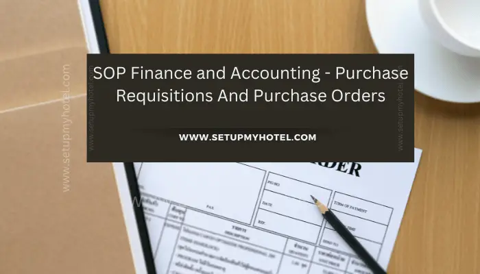 In the hospitality industry, it's crucial that all financial transactions are handled with precision and accuracy. This is especially true when it comes to purchase requisitions and purchase orders in hotels.