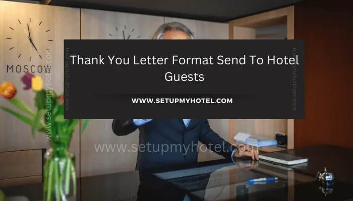 If you're running a hotel or any other kind of hospitality business, sending a thank-you letter to your guests can help you build a loyal customer base and keep them coming back for more. A well-written thank-you letter can go a long way in making your guests feel appreciated and valued for their business. When sending a thank-you letter to hotel guests, it's important to follow a specific format to ensure that your message is clear, concise, and professional.