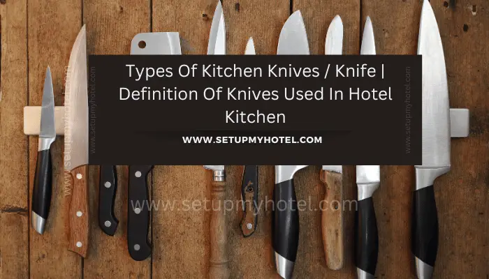 Kitchen knives are an essential tool for any chef or home cook. There are many different types of kitchen knives that are designed for specific tasks. Some of the most common types of kitchen knives include chef's knives, paring knives, bread knives, utility knives, and carving knives.