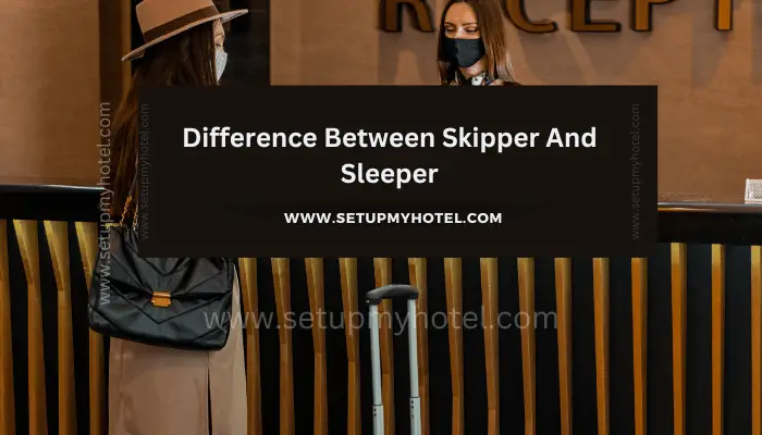 Difference Between Skipper and Sleeper in the Hotel Industry Introduction: Decoding Skipper and Sleeper in Hotel Operations In the realm of hotel operations, the terms "Skipper" and "Sleeper" carry unique significance, representing distinct challenges that demand attention and strategic solutions. In the intricate world of hotel management, precise room status updates are vital for a seamless guest experience. Two terms that play a crucial role in understanding the dynamics of this process are "Skipper" and "Sleeper." Each term reflects a distinct scenario that can pose challenges for hotel staff. In this discussion, we explore the definitions, implications, and preventive measures associated with these terms, shedding light on the intricacies of managing guest accounts and room statuses.