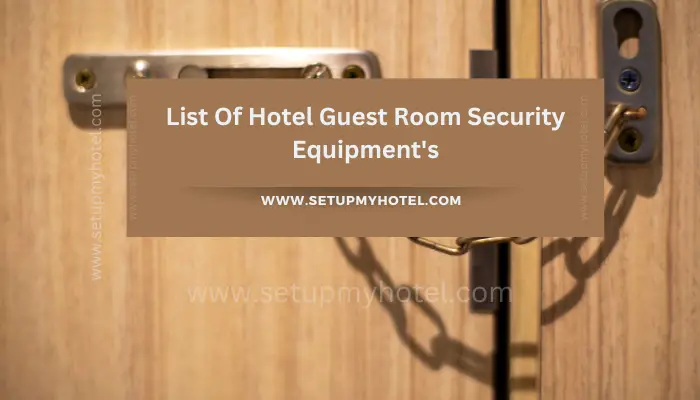 When it comes to hotel guest room security, there are a variety of equipment options available. One of the most common pieces of equipment is the electronic key card system, which allows guests to access their room with a swipe of a card rather than a traditional key. This system not only offers convenience to guests, but also adds an extra layer of security as the cards can be easily deactivated if lost or stolen. Another popular security equipment option is the use of in-room safes. These safes allow guests to securely store their valuables while they are out and about, without having to worry about them being stolen from their room. In-room safes can be programmed with a unique code that only the guest has access to, ensuring their belongings are kept safe and secure. Other security equipment options that hotels may offer include door jammers, which prevent doors from being opened from the outside, and security cameras in common areas such as hallways and lobbies. Some hotels may also offer security personnel who patrol the property and monitor guest activity. Overall, hotels take guest room security very seriously and invest in a variety of equipment options to ensure their guests feel safe and secure during their stay.