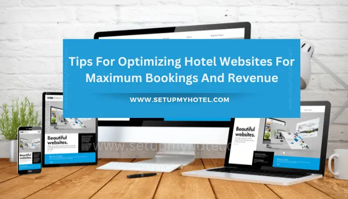 Optimizing a hotel website for maximum online bookings and revenue involves a combination of design, functionality, and marketing strategies. Here are some tips to enhance your hotel website and attract more online bookings: Responsive Design: Ensure your website is mobile-friendly and has a responsive design. Many users book hotels on their smartphones, so a seamless mobile experience is crucial. User-Friendly Navigation: Simplify navigation to make it easy for visitors to find information about rooms, rates, amenities, and the booking process. Use clear and intuitive menus and include a prominent call-to-action for bookings. High-Quality Visuals: Use high-quality, professional images to showcase your hotel, rooms, amenities, and surrounding areas. Visuals play a significant role in influencing a potential guest's decision to book. Compelling Content: Craft compelling and informative content. Highlight unique selling points, amenities, and benefits of staying at your hotel. Use persuasive language to encourage bookings. Clear Call-to-Action (CTA): Place a clear and prominent "Book Now" or "Reserve" button on every page. Make it easy for visitors to initiate the booking process at any point during their website visit. Transparent Pricing: Clearly display room rates, any additional fees, and taxes. Avoid hidden charges to build trust with potential guests. Offer discounts or promotions to incentivize direct bookings. Online Booking Engine: Implement a user-friendly and secure online booking engine. Minimize the number of steps required to complete a booking and offer a guest-friendly calendar for selecting dates. Guest Reviews and Testimonials: Showcase positive guest reviews and testimonials on your website. Encourage satisfied guests to leave reviews, as positive feedback can influence potential guests. Special Offers and Packages: Create attractive packages or special offers exclusive to your website. This can entice visitors to book directly for added value. Social Proof: Integrate social media feeds or display social proof to build credibility. Highlight any awards, certifications, or recognition your hotel has received. Loyalty Programs: Implement a loyalty program to encourage repeat bookings. Promote the benefits of joining the program on your website. SEO Optimization: Optimize your website for search engines (SEO) to improve visibility in search results. Use relevant keywords, meta tags, and ensure your website loads quickly. Email Marketing Integration: Capture visitor emails through a newsletter signup or during the booking process. Utilize email marketing to engage with past and potential guests, sharing promotions or updates. Live Chat Support: Implement a live chat feature to assist visitors in real-time, addressing any queries they may have during the booking process. Localized and Personalized Content: Tailor content to your target audience and incorporate localized elements. Personalize the user experience based on user preferences and past interactions. Regularly monitor website analytics to track user behavior, identify areas for improvement, and refine your strategies to optimize the booking process continually.